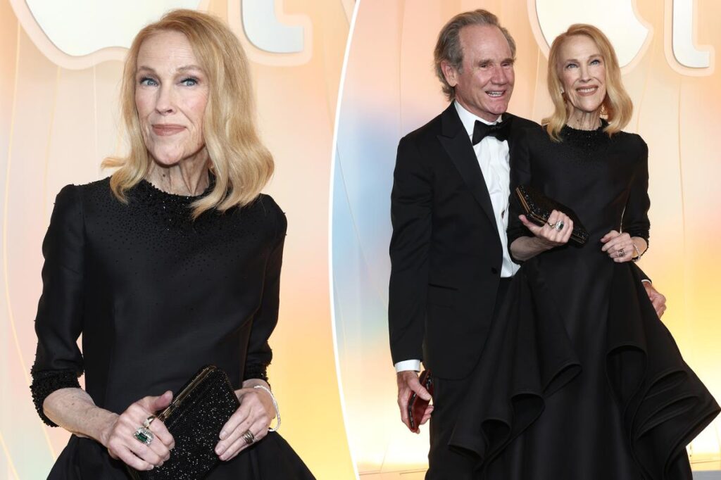 Catherine O’Hara looks happy at a glitzy Hollywood party in her final appearance before her death