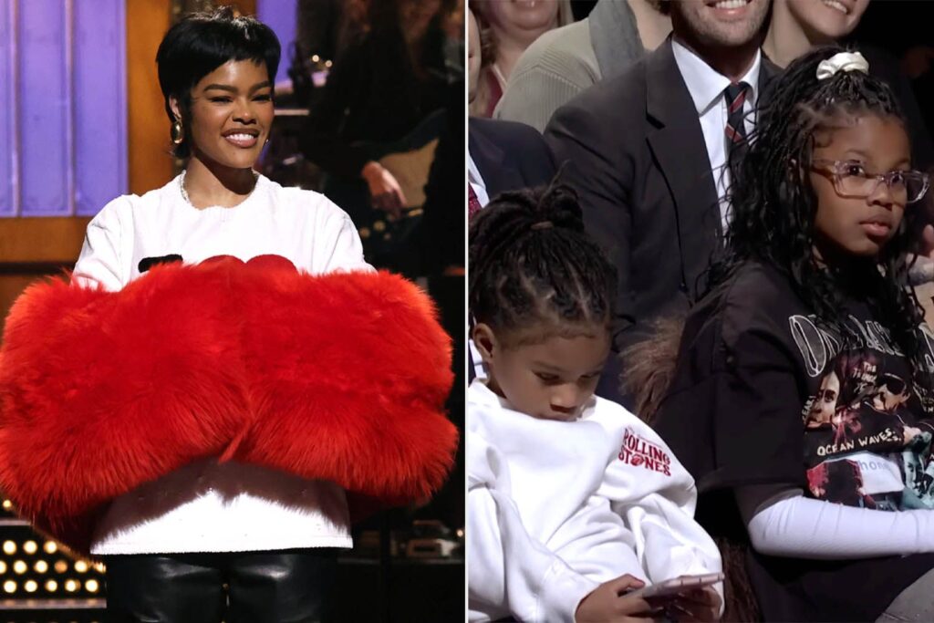 Teyana Taylor’s daughters make cameo appearance in SNL hosting debut