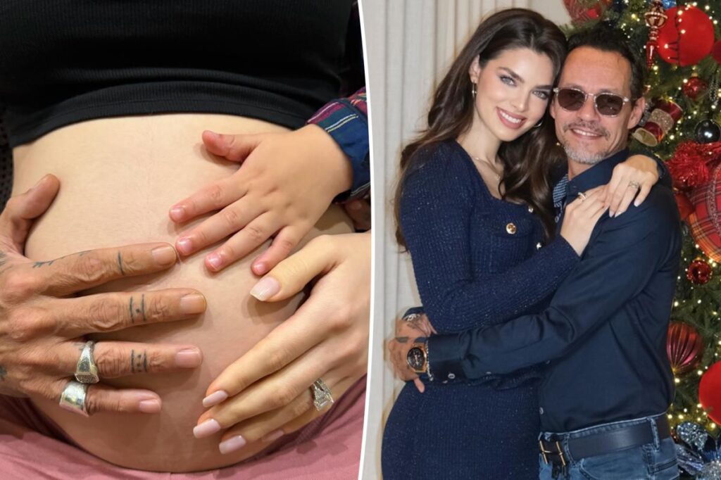 Marc Anthony is expecting his eighth child, his second with pregnant wife Nadia Ferreira