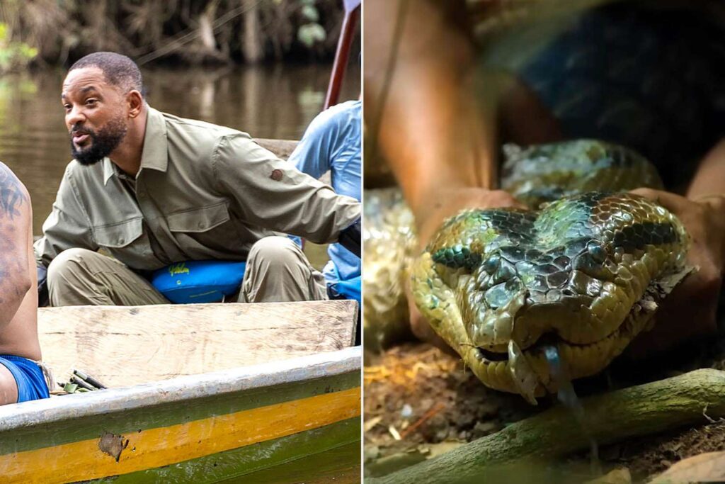 Actor witnesses new species of giant anaconda in Will Smith’s travel series