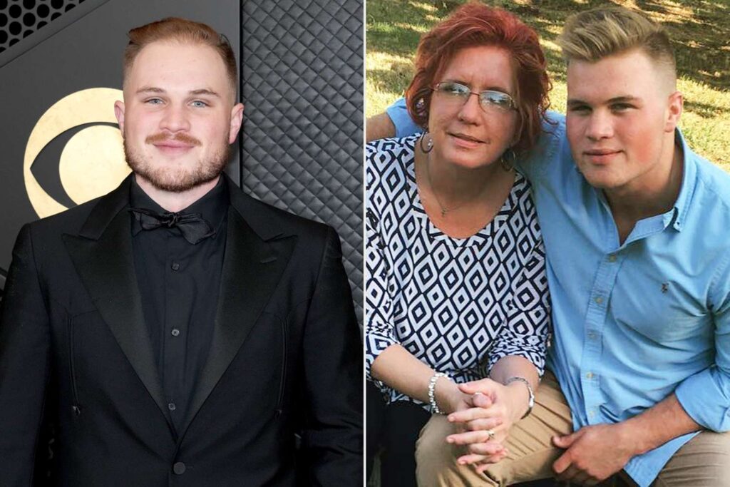 Zach Bryan sends message to late mother Annette about wife Samantha