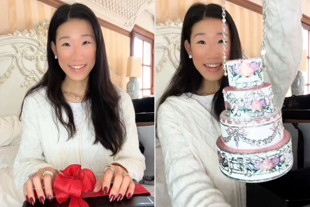 Becca Bloom’s husband gifts her $6,000 crystal wallet on wedding anniversary