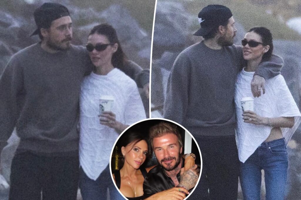Brooklyn Beckham and Nicola Peltz hold hands in first photo since abuse against parents