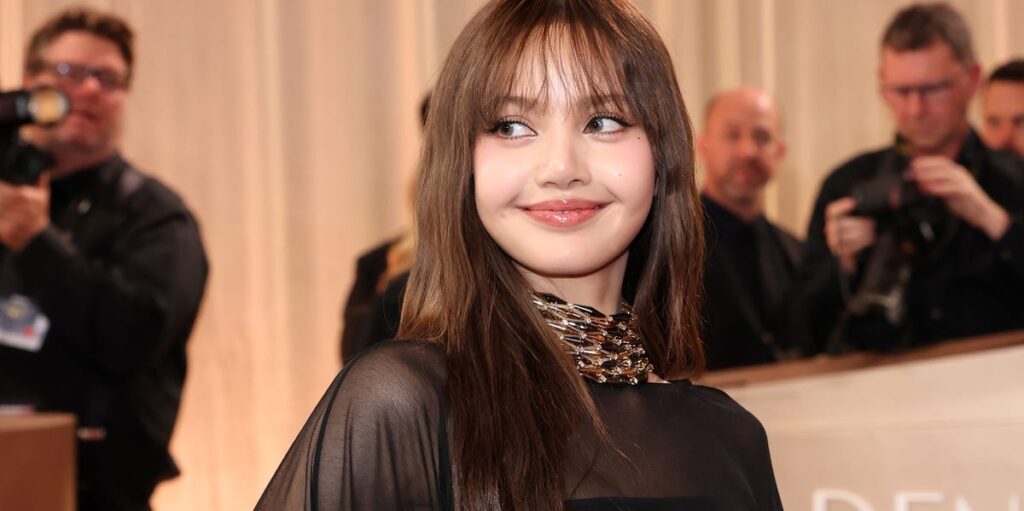 Blackpink’s Lisa looks edgy in sheer black dress at 2026 Golden Globe Awards