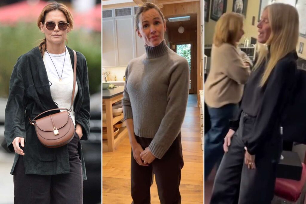 Celebrities like Katie Holmes and Jennifer Garner wear black jeans