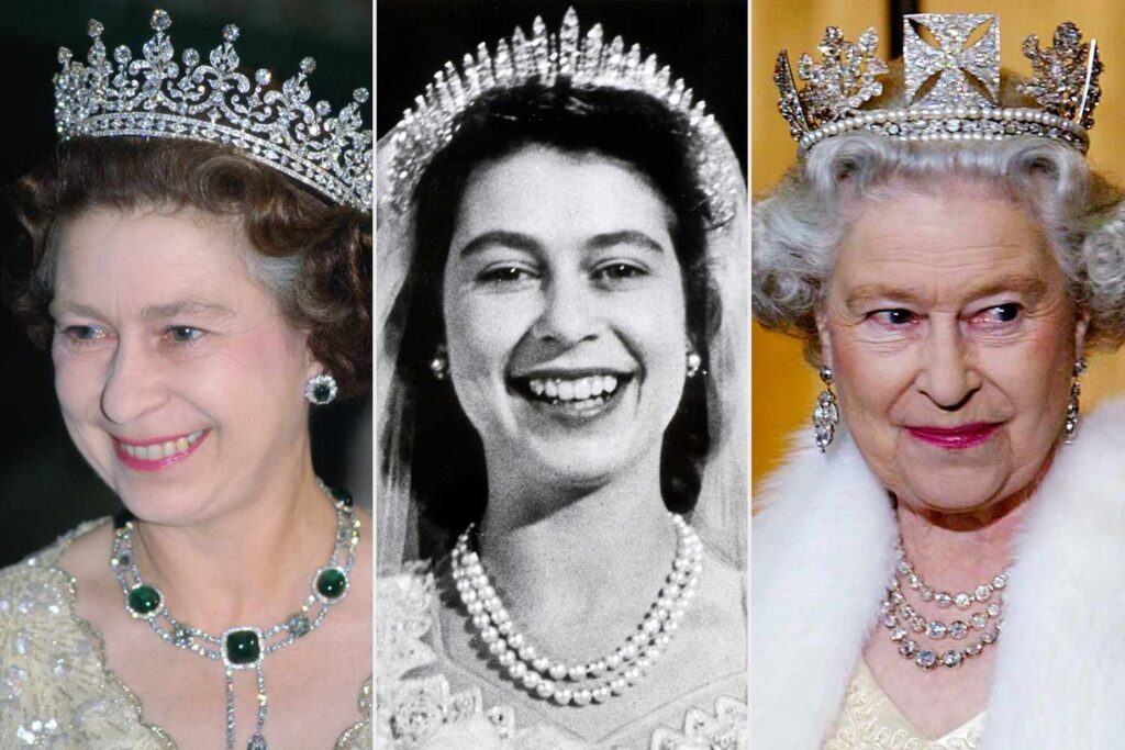 See Queen Elizabeth’s most dazzling crowns and tiaras