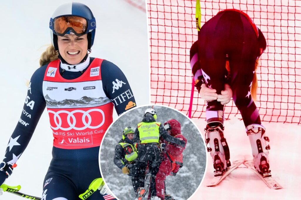 Olympic skier Lindsey Vonn is airlifted to hospital after crash one week before 2026 Winter Olympics