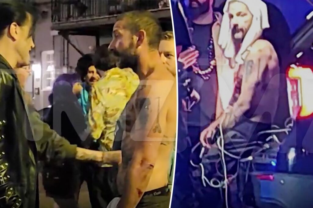 New video shows Shia LaBeouf being beaten in New Orleans before arrest