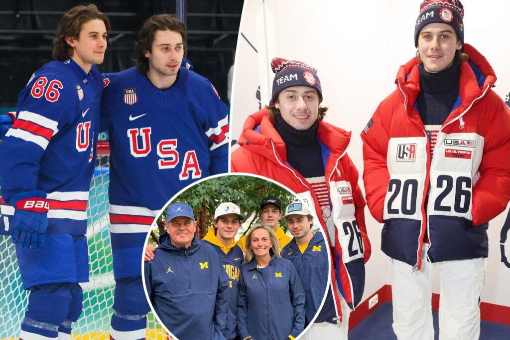 Meet Team USA Hockey’s star brother duo, Jack Hughes and Quinn Hughes