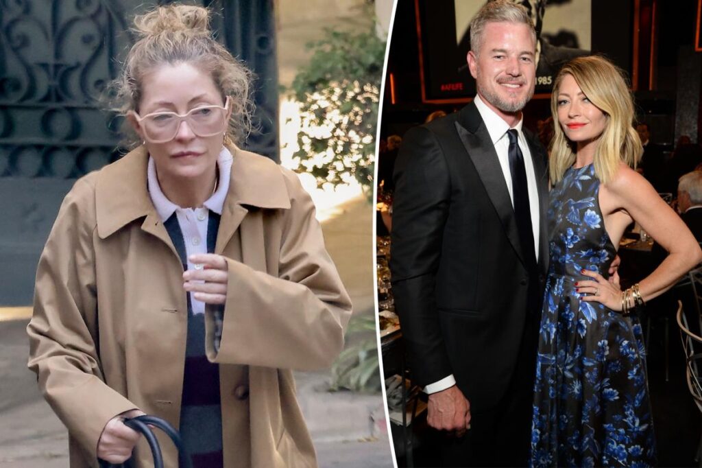 Eric Dane’s wife Rebecca Gayheart appears for the first time since the actor’s death