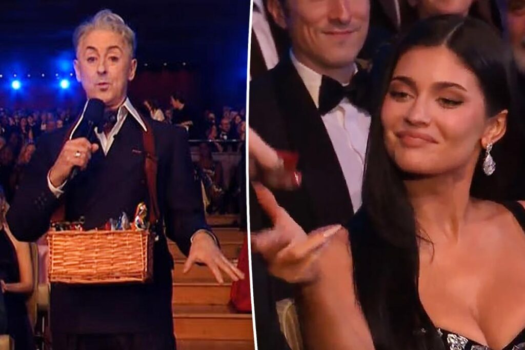 Kylie Jenner seems uncomfortable with Alan Cumming’s cheeky joke at BAFTAs