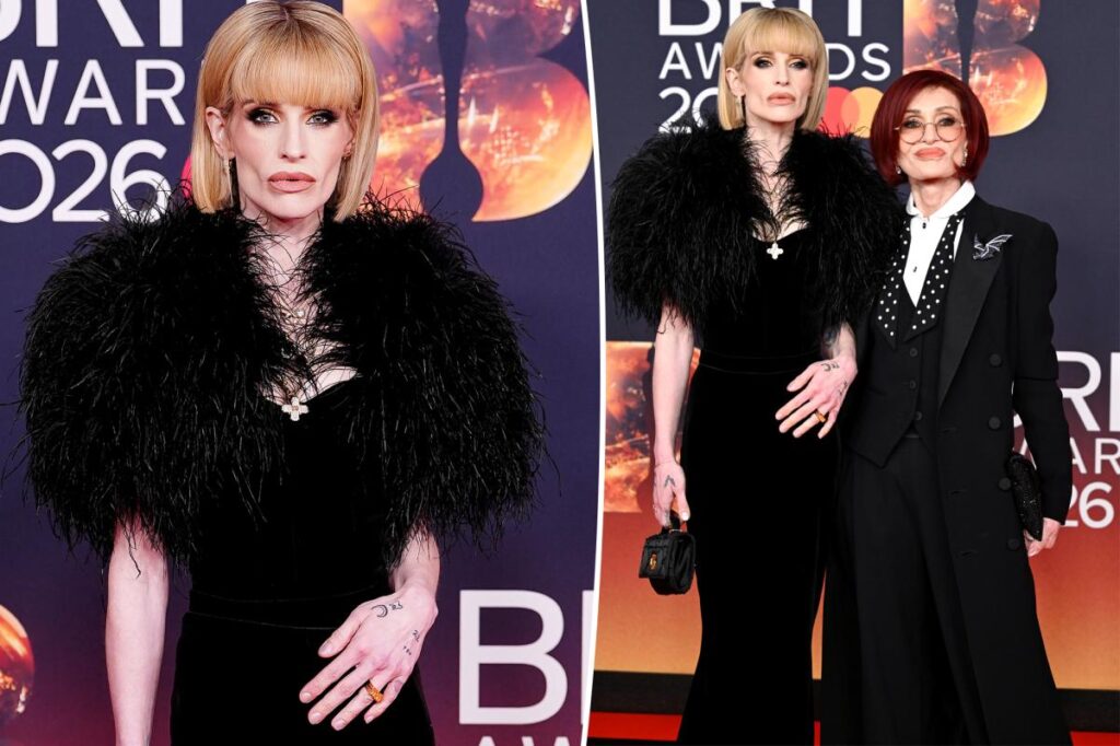 Kelly Osbourne attends 2026 BRIT Awards with mother Sharon