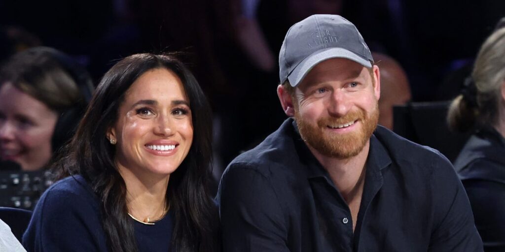 Meghan Markle and Prince Harry wear coordinated looks for NBA game in Los Angeles