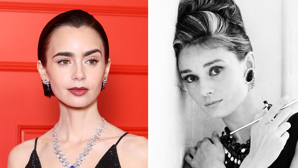Lily Collins plays Audrey Hepburn in ‘Breakfast at Tiffany’s’