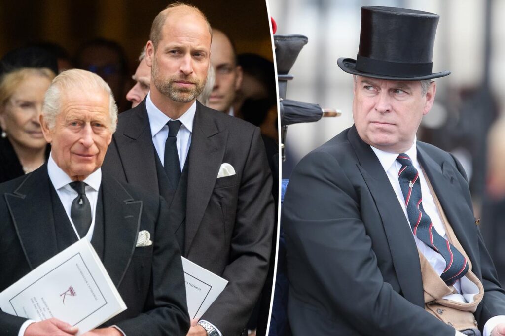 Prince William and King Charles were not informed of former Prince Andrew’s arrest in advance