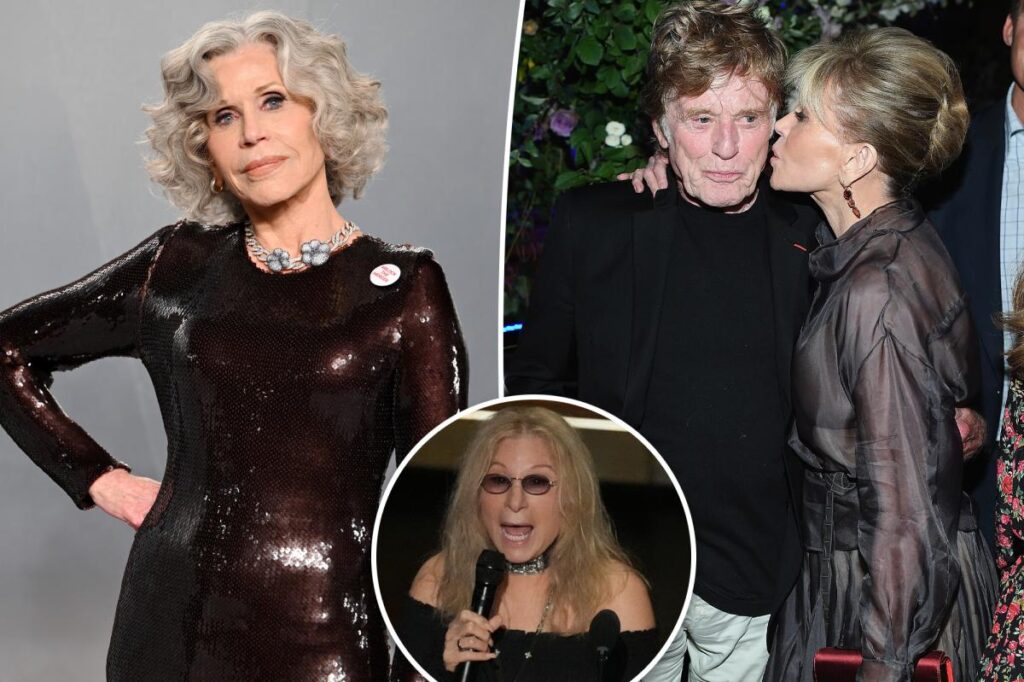 Jane Fonda makes fun of Barbra Streisand’s Oscar-winning tribute to Robert Redford