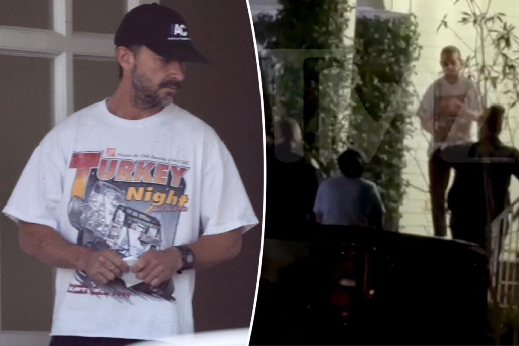 Shia LaBeouf has heated exchange with police outside his home