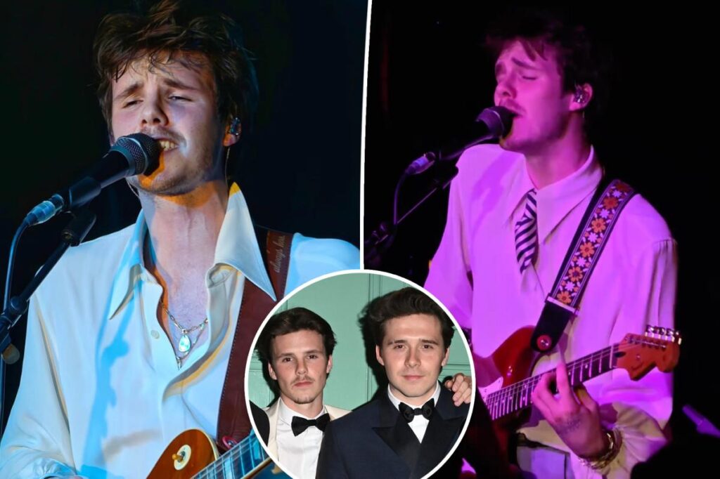 A tearful Cruz Beckham takes aim at his ‘loneliest’ brother Brooklyn in new song