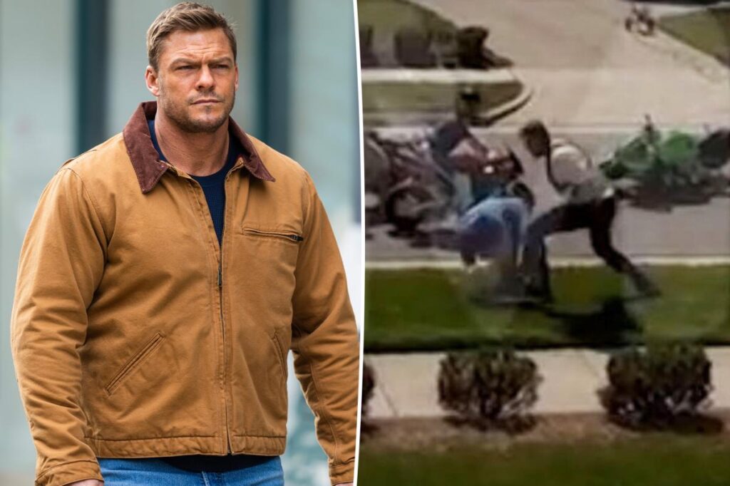 ‘Reacher’ star Alan Ritchson threatens to run over neighbor with motorcycle before attack