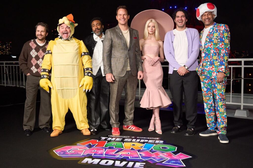 Anya Taylor-Joy, Jack Black make full appearance at “Super Mario Galaxy Movie” press tour