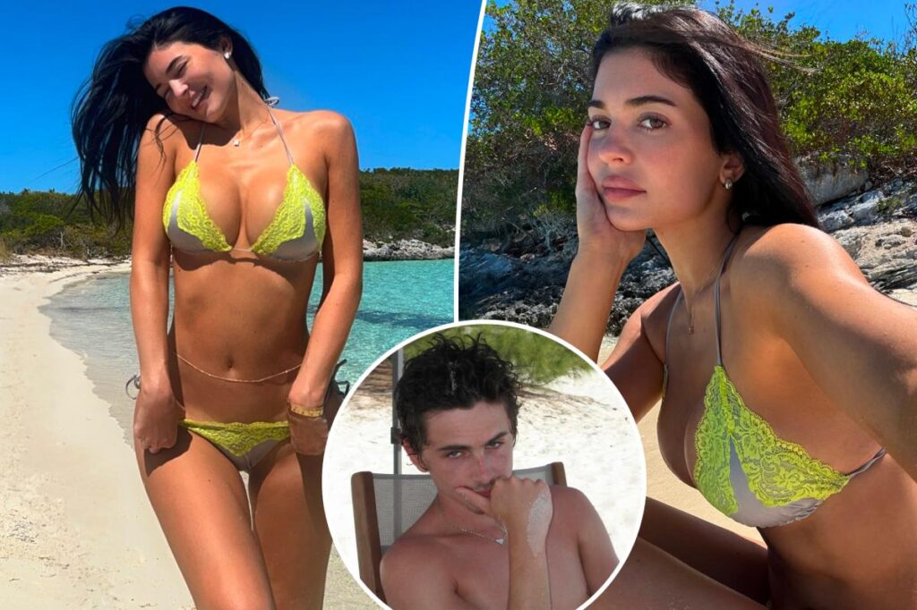 Kylie Jenner and Timothée Chalamet drop intimate beach snaps from relaxing vacation