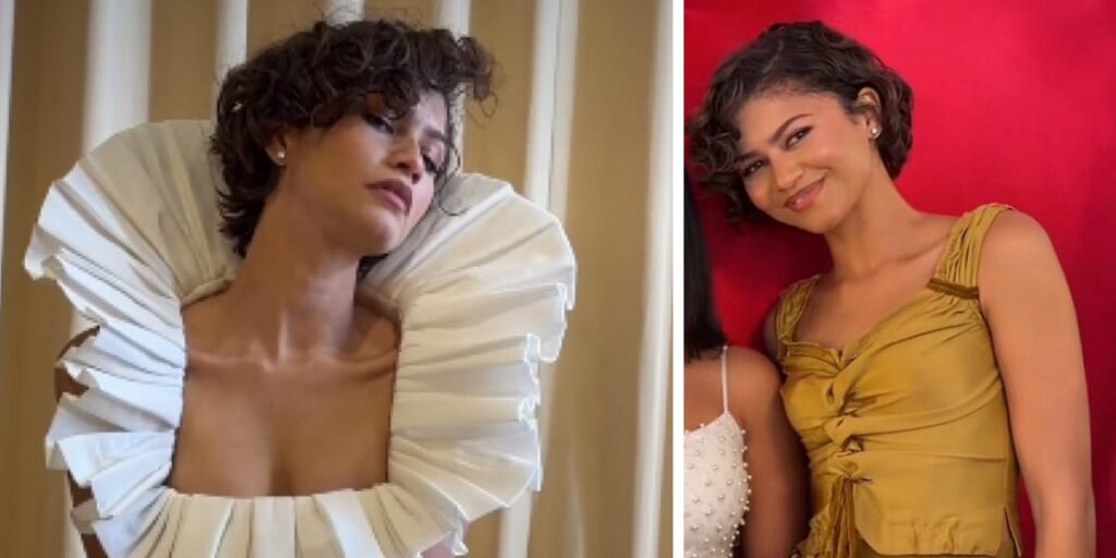 Zendaya wore two very different looks over the weekend to promote ‘Drama’
