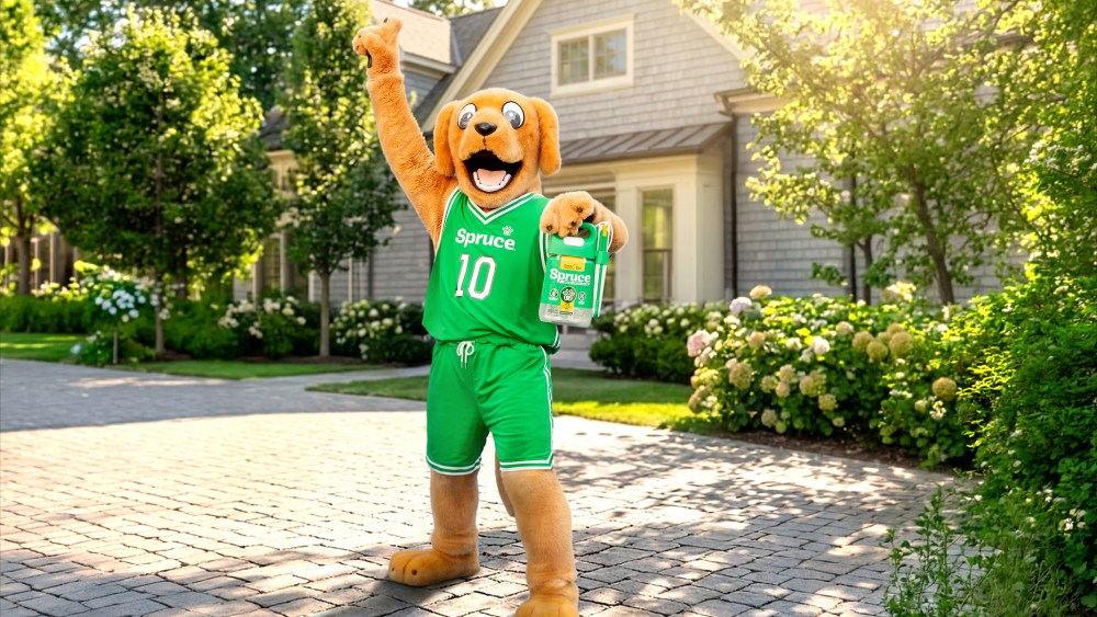 Procter & Gamble debuts its newest advertising mascot, Blues for Spruce