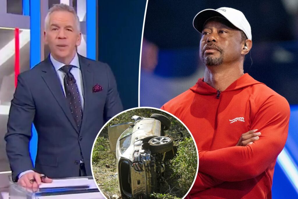 NBC host awkwardly apologizes for accidentally broadcasting Tiger Woods’ car crash after recent DUI arrest