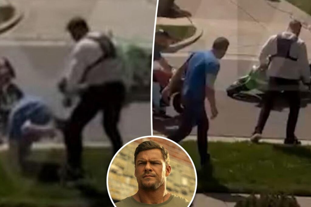 Reacher’s Alan Ritchson allegedly assaults neighbor in front of children in violent video