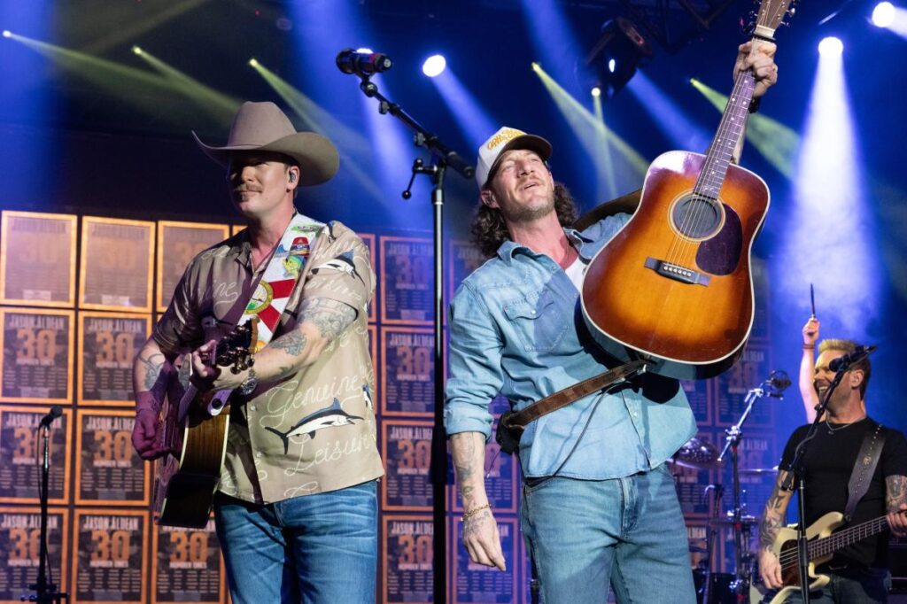 Florida Georgia Line reunites on stage for the first time in four years after disbanding