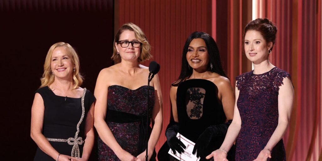 Watch the ladies of ‘The Office’ reunite at the 2026 Actors Awards