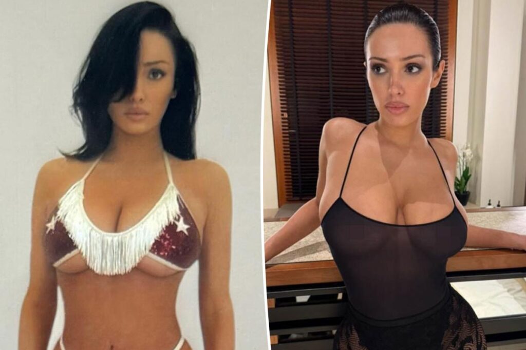 Bianca Censari models tiny fringe bikini in Instagram photo