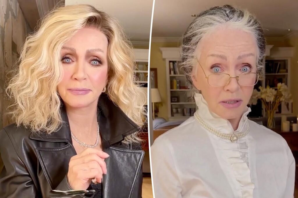 Donna Mills, 85, claps back at haters who say she wears “too much makeup” for her age.