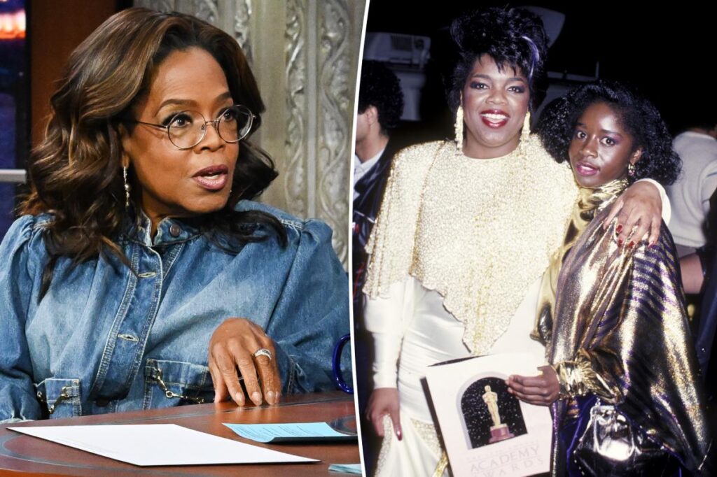 Oprah Winfrey’s 1986 Oscar dress weighed 12 pounds and left a scar on her neck