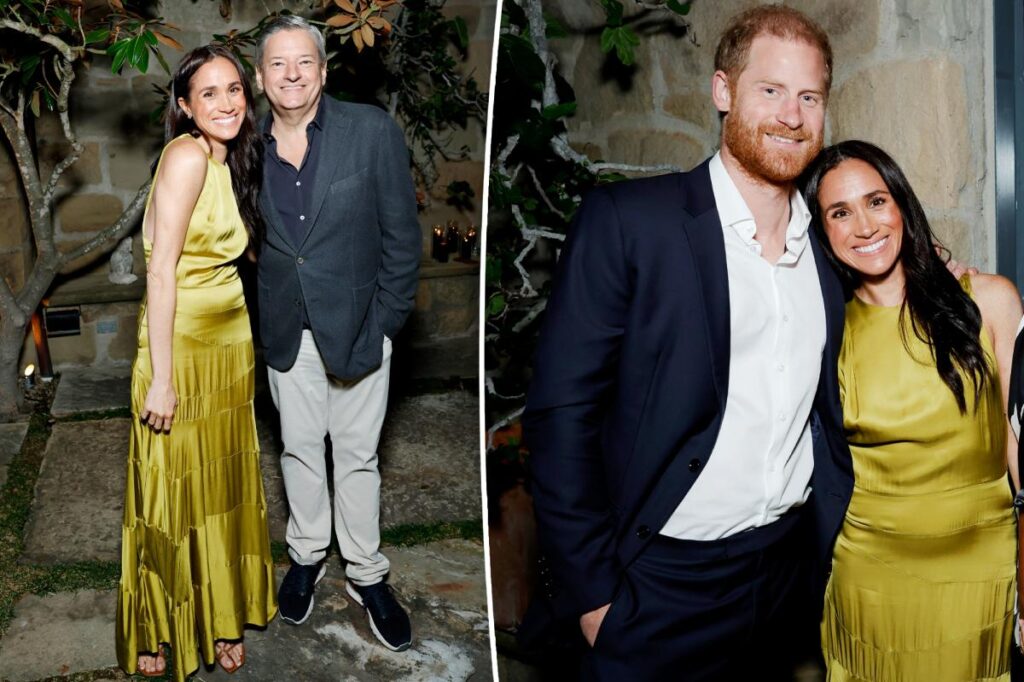 Meghan Markle matches Carey Mulligan in green dress at Netflix’s Beef season 2 party
