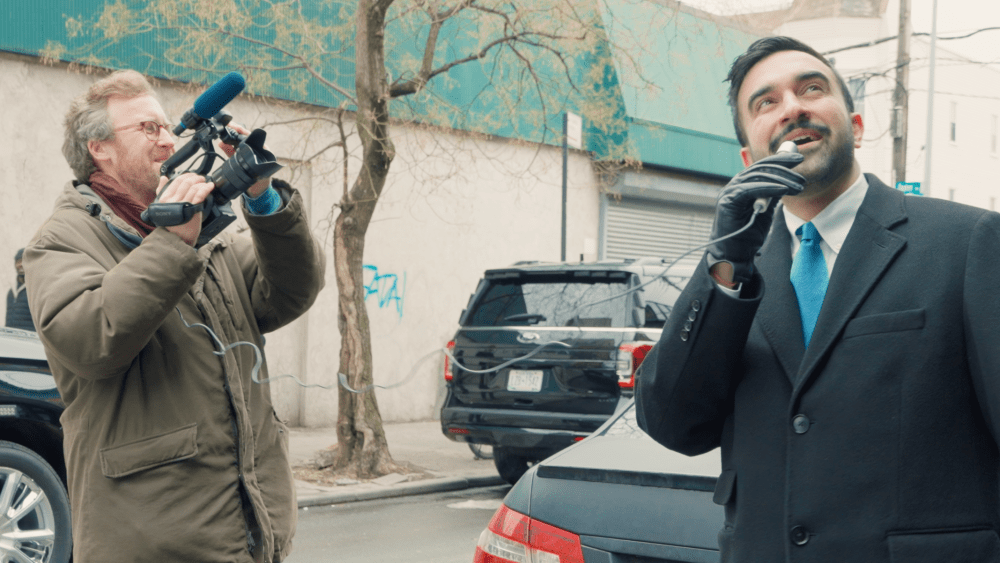 Zoran Mamdani interviewed by John Wilson on New York City scaffolding video