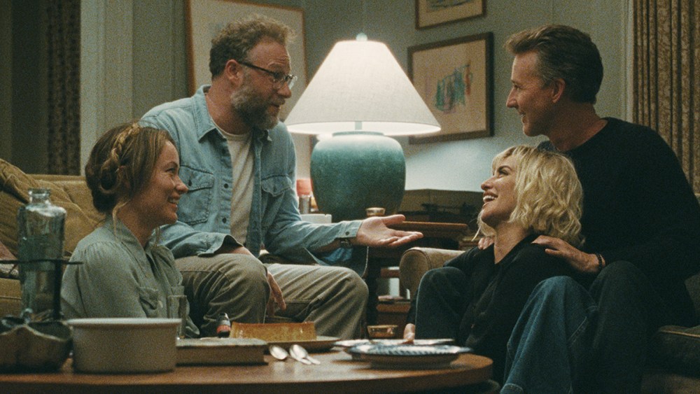 Seth Rogen, Olivia Wilde meet their swinging neighbors