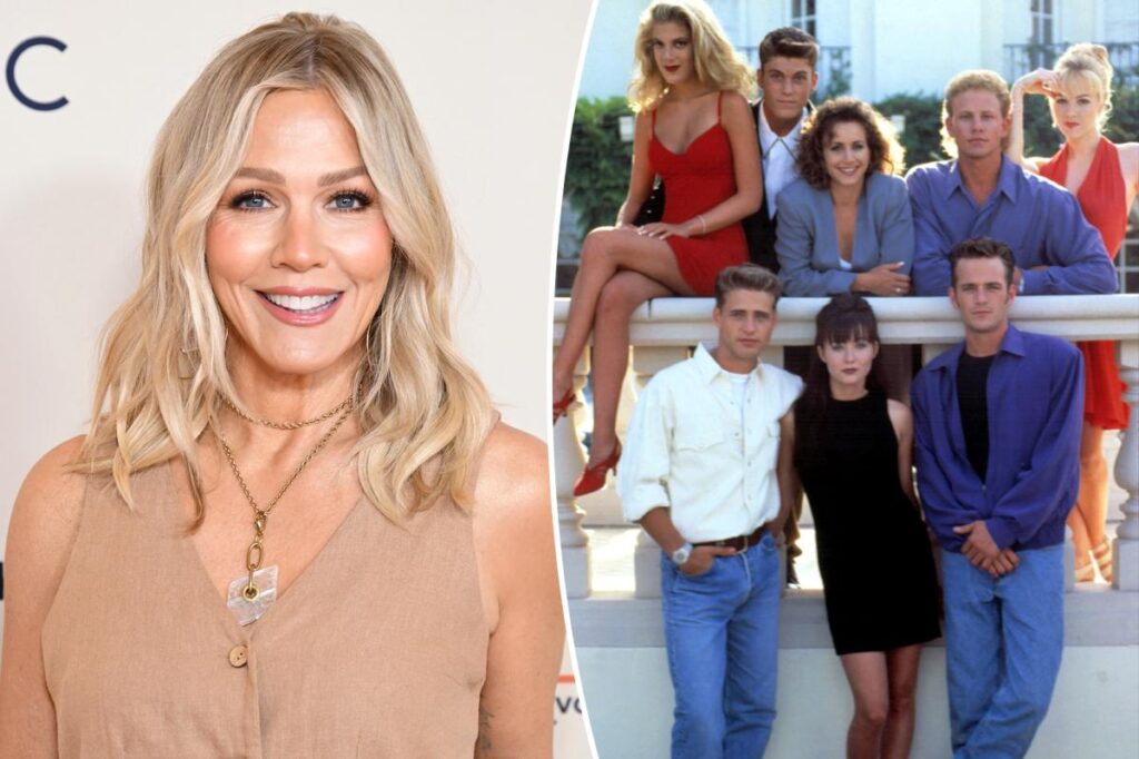 Jennie Garth hilariously reveals her ‘90210’ co-star was her ‘first love’