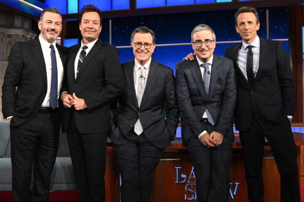 David Letterman, Stephen Colbert, Seth Meyers