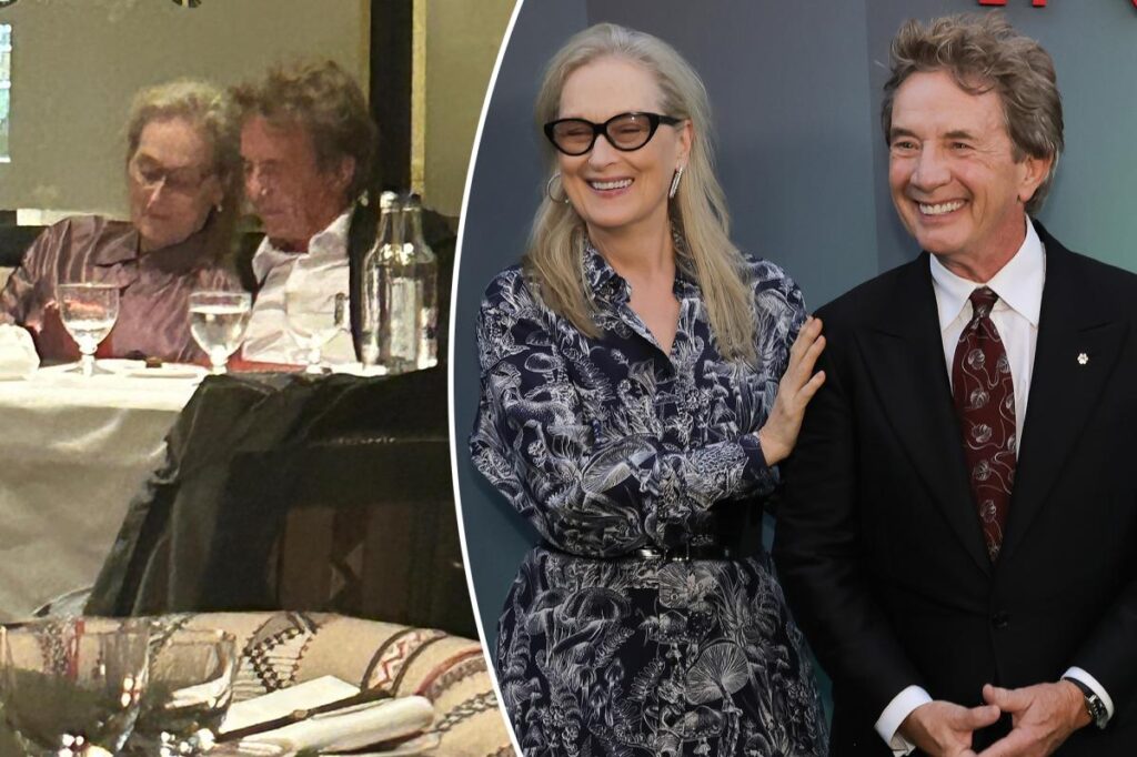 Meryl Streep and Martin Short prove romance is still alive on dinner date in London
