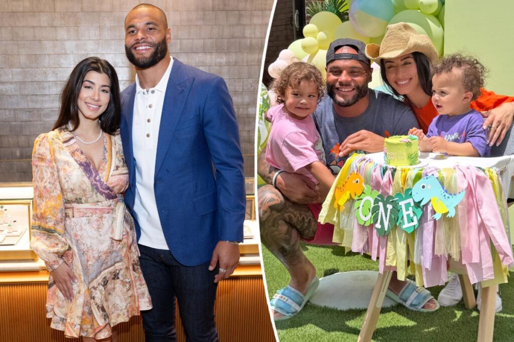 Dak Prescott and Sarah Jane Ramos reunite for daughter’s birthday