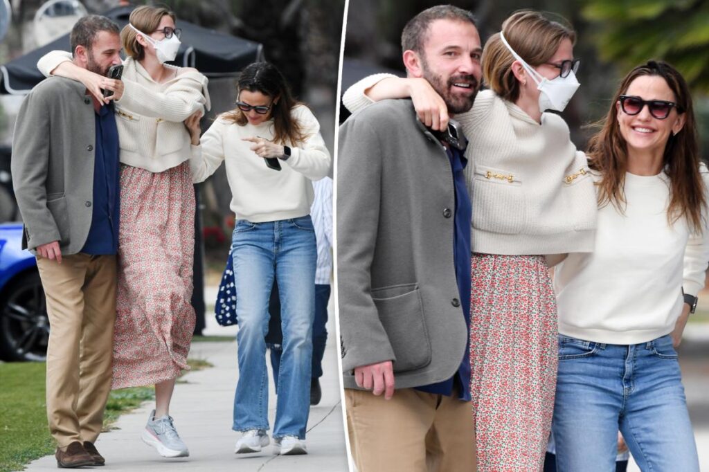 Ben Affleck and Jennifer Garner reunite with daughter Violet, 20, in emergency room