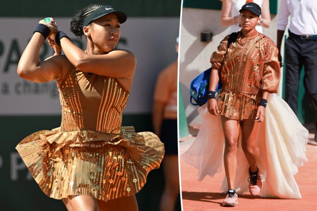 Nike sequins and “courtly” skirts