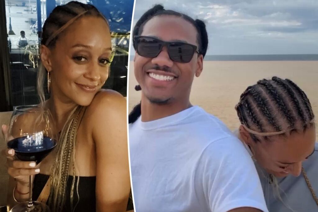 Tia Mowry reveals new boyfriend in vacation photo dump