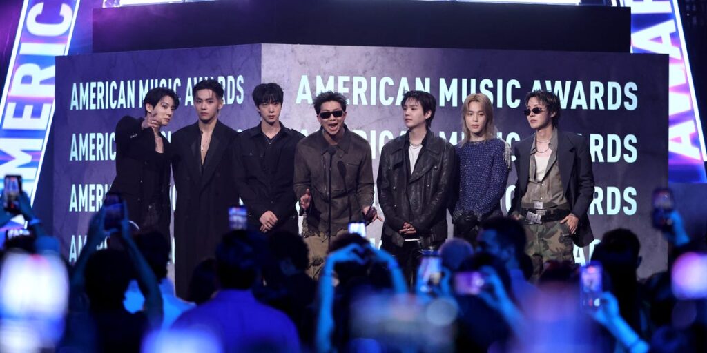 BTS returns to AMA and wins Artist of the Year