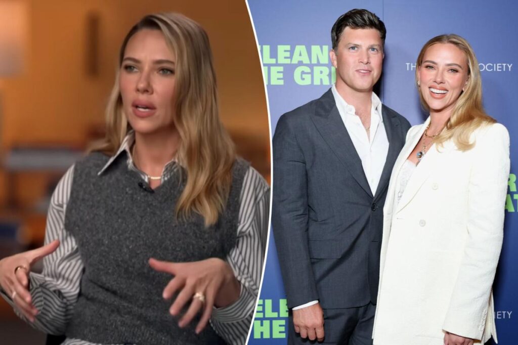 Scarlett Johansson says in a candid interview that there is no such thing as work-life balance