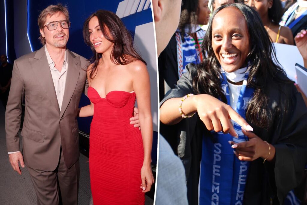 Brad Pitt has PDA-filled date night with Ines de Ramon after Zahara’s graduation snub