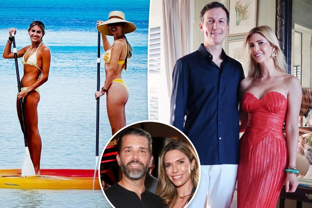 Ivanka Trump’s brother Donald Jr. and Bettina Anderson travel to the Bahamas for their wedding