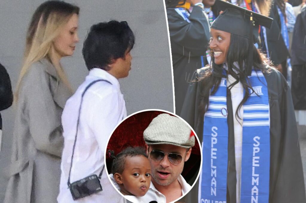 Angelina Jolie’s family cheers on daughter Zahara at graduation ceremony without Brad Pitt