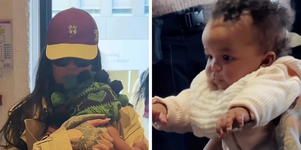 Check out this rare video of Rihanna with Baby Rocki for her EE72 cover shoot